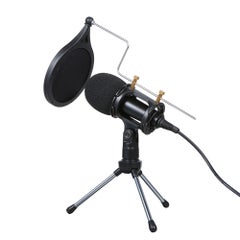 Buy Wired Condenser Microphone Black in Saudi Arabia