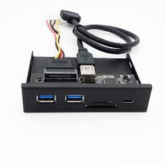 Buy Media Type-C Port Hub Dashboard Card Recorder Black in UAE