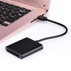 اشتري Multifunction Aluminum Alloy Card Reader أسود في الامارات