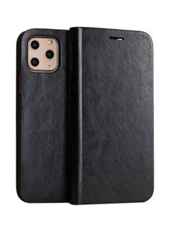 Buy Flip Cover For Apple iPhone 12 Pro Max Black in UAE