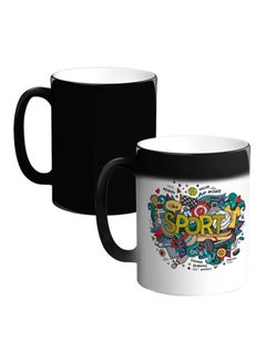 Buy Printed Ceramic Magic Coffee Mug Multicolour in Egypt