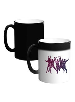 Buy Printed Ceramic Magic Coffee Mug White/Purple in Egypt