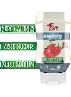 Buy Strawberry With Zero Calories Syrup 335grams in UAE