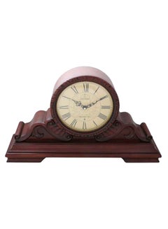 Buy Analog Alarm Clock Brown/Off White in Saudi Arabia