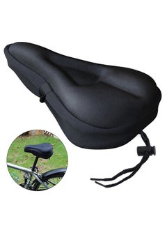Buy Mountain Road Bike Cycling Bicycle Seat Saddle 3D Thicken Soft Cushion Pad Cover 28.5x20.5x4.75cm in UAE