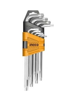 Buy 9-Piece Torx Key Set Silver in UAE