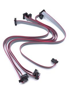 Buy 2 Row 10 Pins F/F IDC Connector Flat Ribbon Cable 2mm 5 Pieces Multicolour in Saudi Arabia