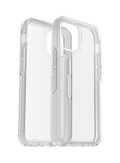 Buy 2-Piece Apple Iphone 12 Mini Case Cover And Alpha Tempered Glass Screen Protector Clear in UAE