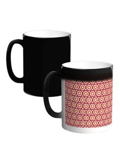 Buy Printed Ceramic Magic Coffee Mug White/Red in Egypt