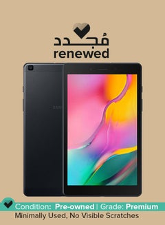 Buy Renewed - Galaxy Tab A (2019) 8.0 Inch, 32GB, 2GB RAM, Wi-Fi, Black in UAE