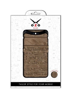Buy Hyroglifcs Codes Background Mobile Back Skin SE168HCB for Samsung Galaxy M11 Brown in Egypt