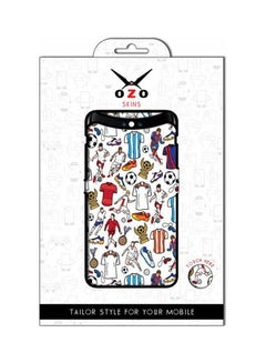 Buy Sportive Mood Seamless Mobile Back Skin SE134SMS for Samsung Galaxy A31 Multicolor in Egypt