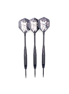 Buy 6 Pcs Torpedo Shape Steel Black Tip Darts with Shafts Flights 22g Sporting Goods 20*10*20cm in Saudi Arabia