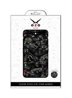 Buy Ruthless Wolf Mobile Back Skin SE127RBW for Huawei Mate 20 X Black in Egypt