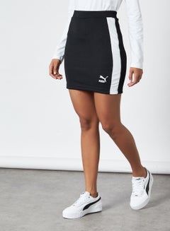 Buy Classics Ribbed Skirt Puma Black in UAE