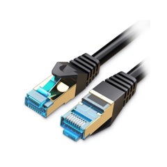 Buy Cat 7 SSTP Ethernet Gigabit Network Dual Shielding Patch Cable 3 Meter Black in UAE