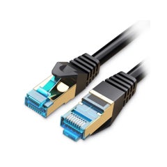 Buy Cat 7 SSTP Ethernet Gigabit Network Dual Shielding Patch Cable 3 Meter Black in Saudi Arabia