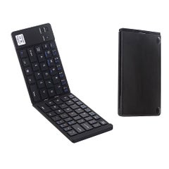 Buy GK228 BT Wireless 66 Keys Folding Mini Portable Keyboard With Stand For Phone Tablet Laptop Black in Saudi Arabia