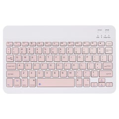 Buy Universal Wireless BT Keyboard Three System Rechargeable Mobilephone Tablet Pink in Saudi Arabia