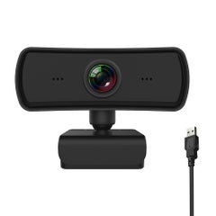اشتري كاميرا ويب بمنفذ USB2.0 عالية الوضوح بخاصية التركيز التلقائي مع ميكروفون بخاصية تقليل الضوضاء للكمبيوتر الشخصي واللابتوب أسود في السعودية
