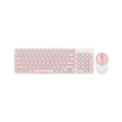 Buy Wireless Keyboard And Mouse Pink in Saudi Arabia