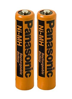 Buy Rechargeable AAA2 Ni-MH 650 mAh Batteries Orange/Black in Egypt