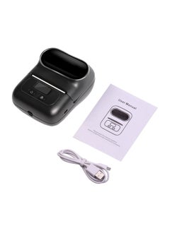 Buy Portable Bluetooth Thermal Handheld Label Printer 86x113x62cm Black in UAE