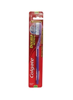 Buy Double Action Toothbrush Assorted in UAE