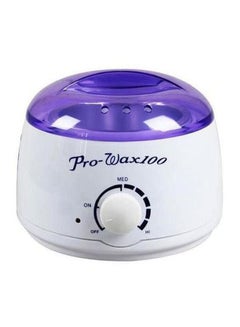 Buy Hot Wax Warmer Heater Machine Pot White/Purple in UAE