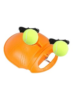 Buy Single Tennis Rebound Trainer Self-study Training Practice Base with 2 Ball 0.371kg in UAE