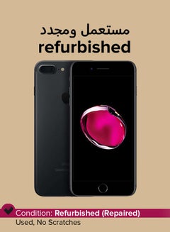 Buy Refurbished - iPhone 7 Plus With FaceTime Black 128GB 4G LTE in UAE