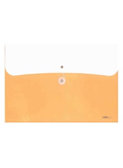 Buy File Bag With Rope Closure Orange/White in UAE