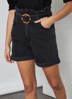 NA-KD Buckle Belt Denim Regular Fit 