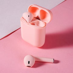 اشتري inPods 12 BT 5.0 Wireless In-Ear Headphones With 300mAh Charging Case Pink في السعودية