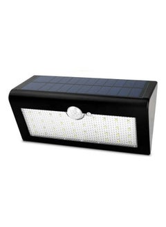 Buy 38-LED Lights Solar Wall Lamp With Motion Sensor Black 125mm in Saudi Arabia