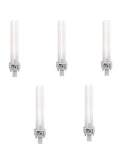 اشتري Long Lasting Home Decorative High Quality and Durable Fluorescent Lamp Track & Recessed 2 Pin CFL Bulb - 26 Watts white في الامارات