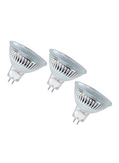 اشتري Long Lasting Home Decorative High Qualtiy And Durable Halogen-Reflector Standard Light Bulb GU5.3-socket, 12 Volt, 50 Watt, 36° Beam Angle أبيض 2.3 x 5.8 x 4سم في الامارات