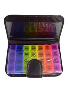 Buy 7-Piece Pill Box Set Multicolour Medium in Saudi Arabia
