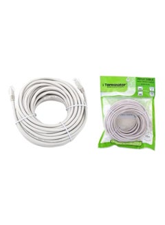 Buy High Speed Patch Cable White 20meter in UAE