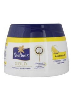 Buy Gold Anti-Dandruff Coconut And Lemon Hair Cream 210ml in UAE
