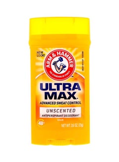 Buy Ultra Max Solid Unscented Antiperspirant And Deodorant 73grams in UAE