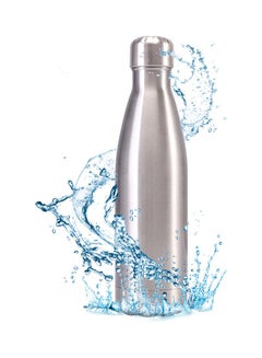 Buy 500ML Stainless Steel Vacuum Insulated Water Bottle Cola Shape Bottle Keep 12 Hours Cold & Hot Reusable Metal Leak-Proof Sports Flask 28*8*9cm in Egypt