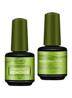Buy 2-Piece Nail Polish Remover Set Clear in UAE