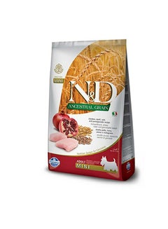 Buy N&D Chicken & Pomegranate Mini Adult Brown 2.5kg in UAE