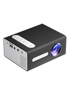 Buy T300 Household LED Projector Mini Portable Projection Device 320 x 240 Resolution OS3746B-EU Black in Saudi Arabia