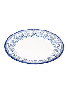 Buy Chop Plate White/Blue 31cm in UAE