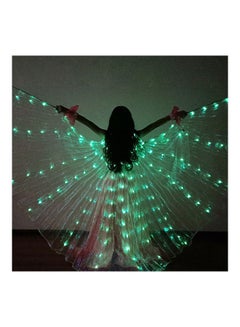 Buy Children Belly Dance Adjustable LED Isis Wings Cloak Dancing Props Accessories 20*10*20cm in Saudi Arabia