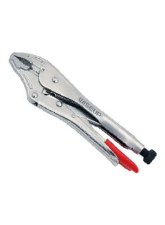 Buy Original Locking Pliers With Straight Jaw 10910 Silver/Red 10inch in Egypt