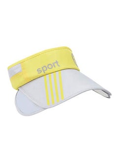 Buy Sun Protection Cap Grey/Yellow in UAE