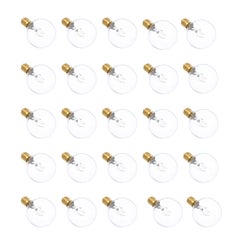 Buy 25 Pack AC230V G40 Globe Tungsten Incandescent Bulb Lamp Warm white 21.50*5.70*21.50cm in UAE